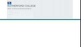 
							         parent portal - Rutherford College								  
							    