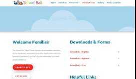 
							         Parent Portal - School Bell - Enrollment Information & Forms								  
							    