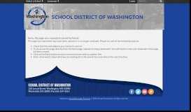 
							         Parent Portal - School District of Washington								  
							    