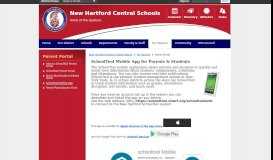 
							         Parent Portal / SchoolTool Mobile App - New Hartford Central Schools								  
							    
