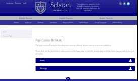 
							         Parent Portal | Selston High School								  
							    