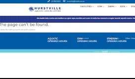 
							         Parent Portal Server Update - Hurstville Aquatic Leisure Centre								  
							    