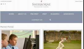 
							         Parent Portal | Sherborne Preparatory School								  
							    