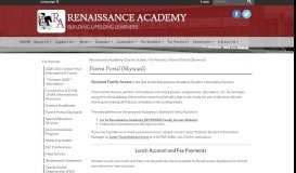 
							         Parent Portal (Skyward) - Renaissance Academy Charter School								  
							    