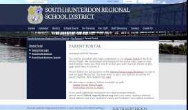 
							         Parent Portal - South Hunterdon Regional School District								  
							    