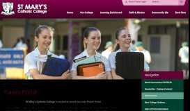 
							         Parent Portal | St Mary's Catholic College Cairns								  
							    