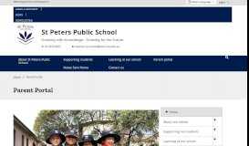 
							         Parent Portal - St Peters Public School								  
							    