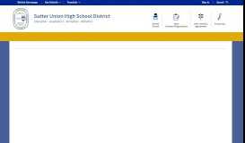 
							         Parent Portal - Sutter Union High School District								  
							    