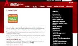 
							         Parent Portal - Technology - Our District - Allendale Public Schools								  
							    