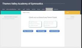 
							         Parent Portal - Thames Valley Academy of Gymnastics								  
							    