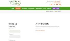 
							         Parent Portal – The Ivy Academy of Early Learning								  
							    