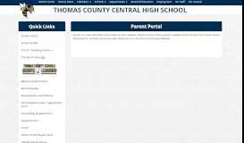 
							         Parent Portal - Thomas County Central High School								  
							    