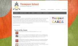 
							         Parent Portal | Thompson School								  
							    