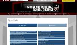 
							         Parent Portal – Timberlane Regional School District								  
							    