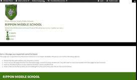 
							         Parent Portal to be unavailable April 27-29 - Rippon Middle School								  
							    