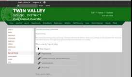 
							         Parent Portal - Twin Valley School District								  
							    