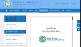 
							         Parent Portal User Guide - East Maine School District 63								  
							    