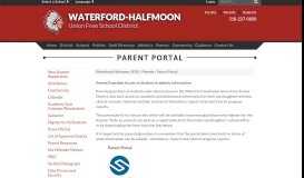 
							         Parent Portal - Waterford-Halfmoon UFSD								  
							    