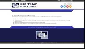 
							         Parent Portal/E-Registration / Home - Blue Springs School District								  
							    