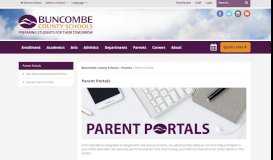 
							         Parent Portals - Buncombe County Schools								  
							    