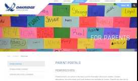 
							         Parent Portals - Middle School Middle School - Oakridge Public Schools								  
							    