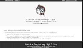 
							         Parent Portal/Student Information - Riverside Preparatory High School								  
							    