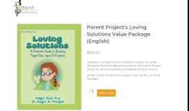 
							         Parent Project's Loving Solutions Value Package (Spanish) – Parent ...								  
							    