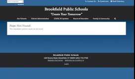 
							         Parent Public Portal Information | Brookfield Public Schools								  
							    