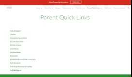 
							         Parent Quick Links - YCSD								  
							    