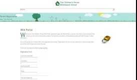 
							         Parent Registration - The Children's House Montessori School								  
							    