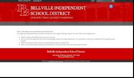 
							         Parent Resources - Bellville Independent School District								  
							    