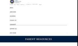 
							         Parent Resources – Cary Christian School								  
							    