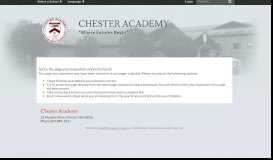 
							         Parent Resources - ChesterAcademy								  
							    