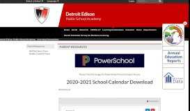 
							         Parent Resources - Detroit Edison Public School Academy								  
							    