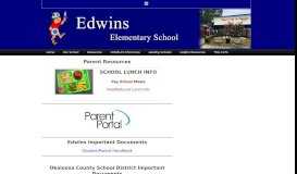 
							         Parent Resources | Edwins Elementary School								  
							    