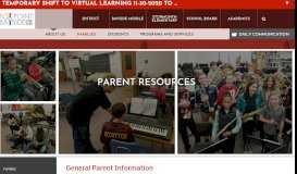 
							         Parent Resources - Fox Point-Bayside School District								  
							    