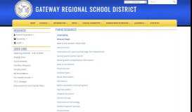 
							         Parent Resources - Gateway Regional School District								  
							    