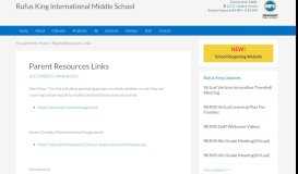 
							         Parent Resources Links - Milwaukee Public Schools								  
							    