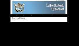 
							         Parent Resources - Luther Burbank High School								  
							    