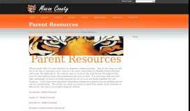 
							         Parent Resources - Macon County R-1 School District								  
							    