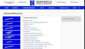 
							         Parent Resources - Newcastle Public Schools								  
							    