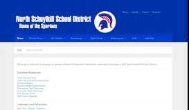 
							         Parent Resources - North Schuylkill School District - Home of the ...								  
							    