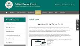 
							         Parent Resources / Parent Portal - Caldwell County Schools								  
							    