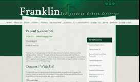 
							         Parent Resources – Parent Resources – Franklin Independent School ...								  
							    