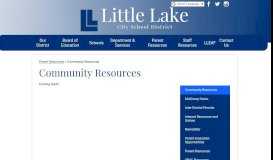 
							         Parent Resources – Parent Resources – Little Lake City School District								  
							    