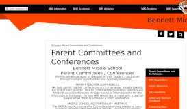 
							         Parent Resources – Parents – Bennett Middle School								  
							    