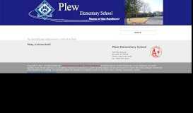 
							         Parent Resources | Plew Elementary School								  
							    