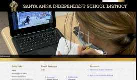 
							         Parent Resources - Santa Anna ISD								  
							    