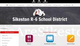 
							         Parent Resources - Sikeston R-6 Schools								  
							    