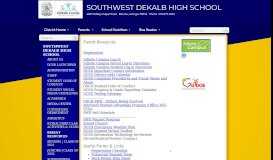 
							         Parent Resources - Southwest DeKalb High School								  
							    
